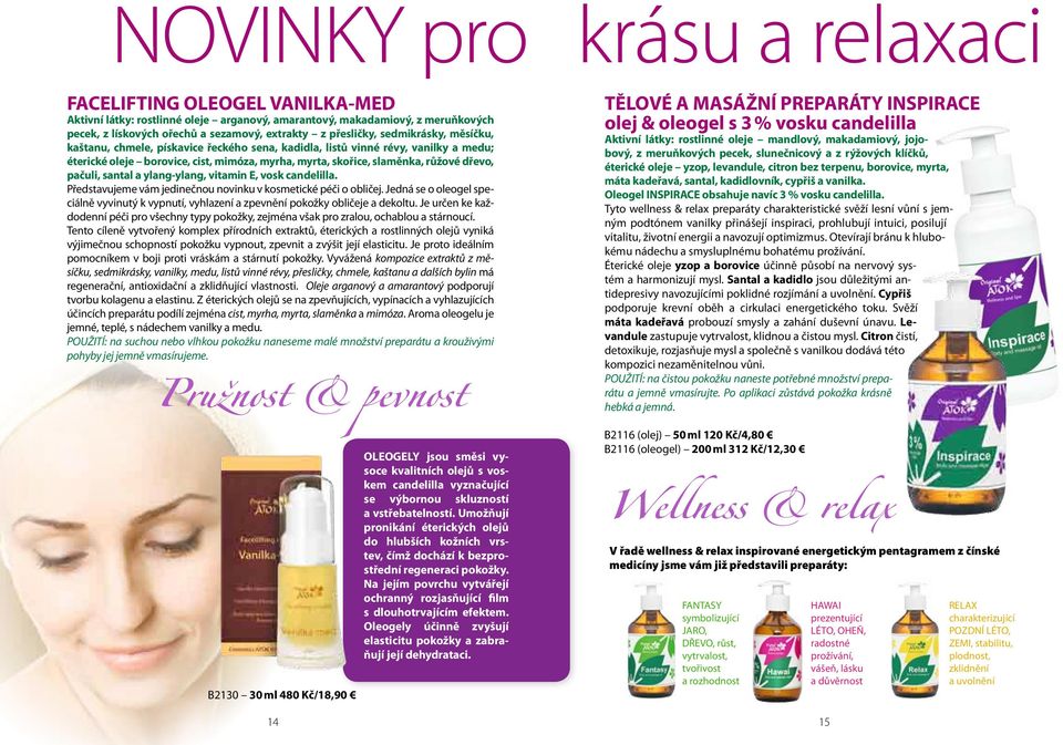 dřevo, pačuli, santal a ylang-ylang, vitamin E, vosk candelilla. Představujeme vám jedinečnou novinku v kosmetické péči o obličej.