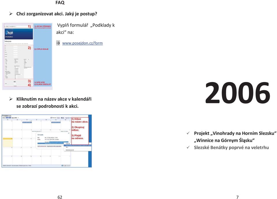 cz/form Kliknutím na název akce v kalendáři se zobrazí podrobnosti k