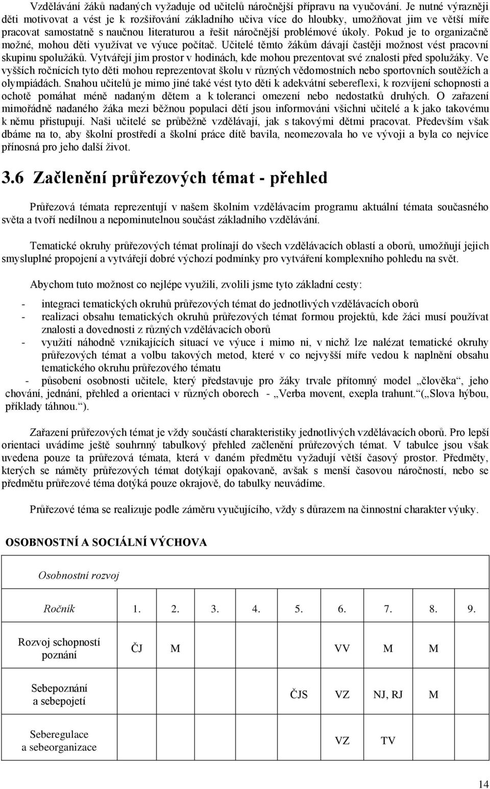 Pokud je to organizačně možné, mohou děti využívat ve výuce počítač. Učitelé těmto žákům dávají častěji možnost vést pracovní skupinu spolužáků.