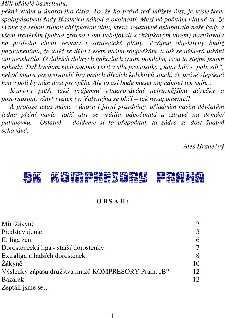 chvíli sestavy i strategické plány. V zájmu objektivity budiž poznamenáno, že totéž se dělo i všem našim soupeřkám, a tak se některá utkání ani nesehrála.