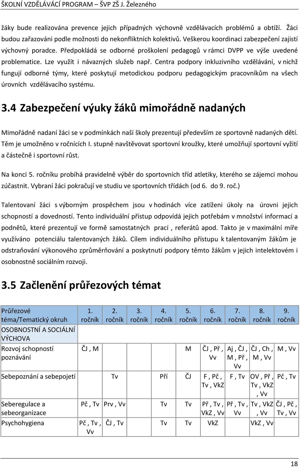 Centra podpory inkluzivního vzdělávání, v nichž fungují odborné týmy, které poskytují metodickou podporu pedagogickým pracovníkům na všech úrovních vzdělávacího systému. 3.