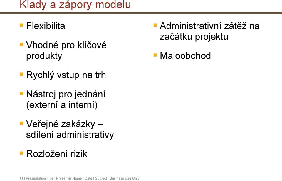 Nástroj pro jednání (externí a interní) Veřejné zakázky sdílení