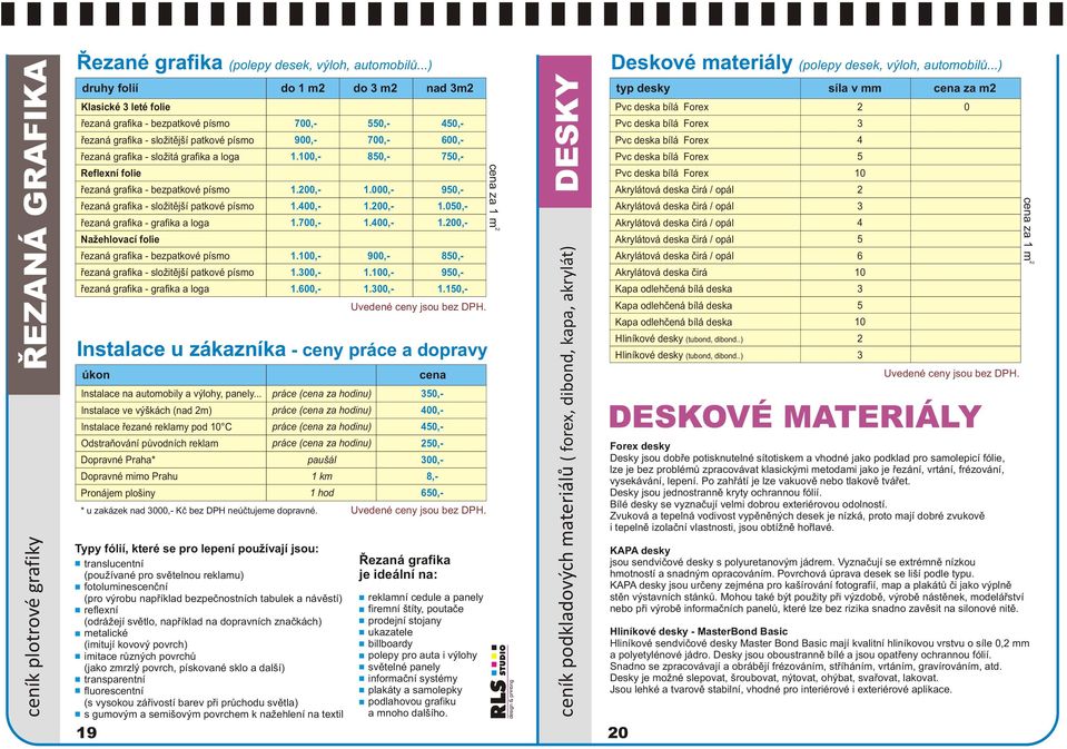 písmo øezaná grafika - složitìjší patkové písmo øezaná grafika - grafika a loga Nažehlovací folie øezaná grafika - bezpatkové písmo øezaná grafika - složitìjší patkové písmo øezaná grafika - grafika