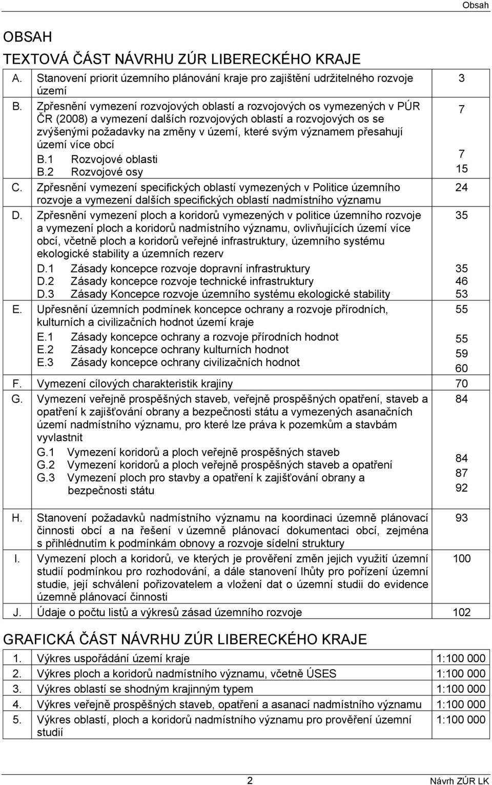 přesahují území více obcí B.1 Rozvojové oblasti B.2 Rozvojové osy C.