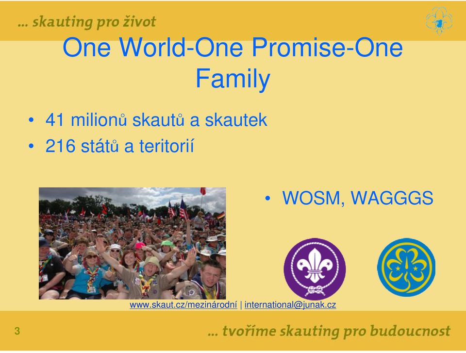 teritorií WOSM, WAGGGS www.skaut.