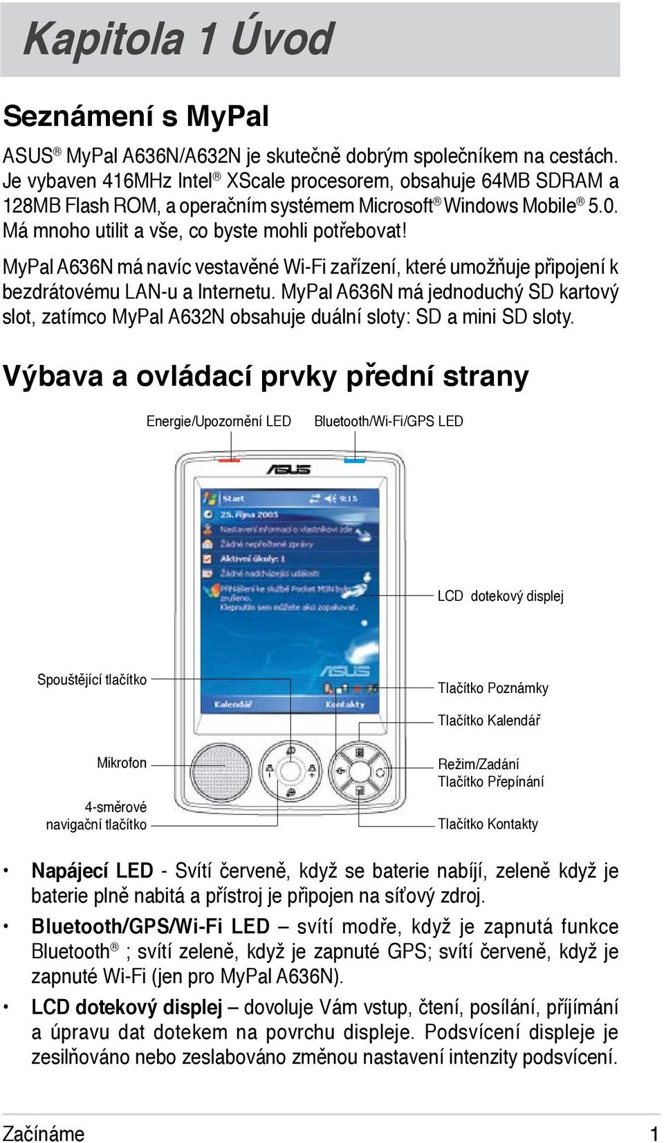 MyPal A636N má navíc vestavěné Wi-Fi zařízení, které umožňuje připojení k bezdrátovému LAN-u a Internetu.