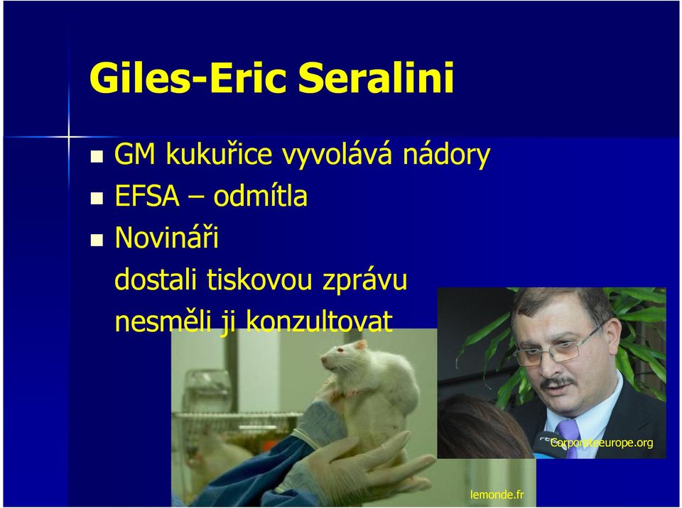 Novináři dostali tiskovou zprávu