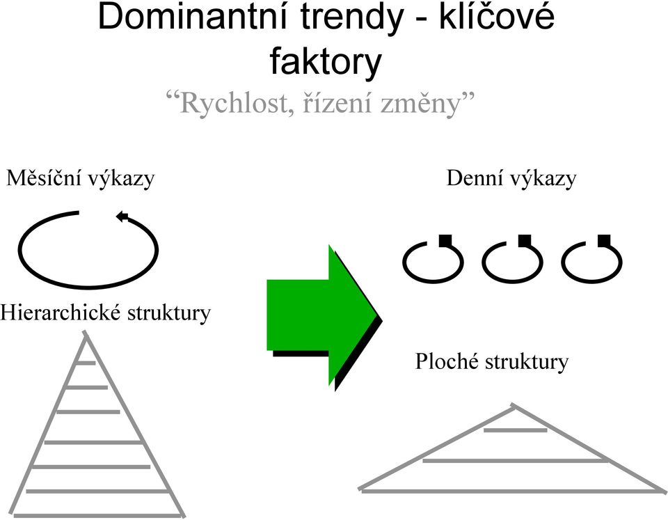 Měsíční výkazy Denní výkazy