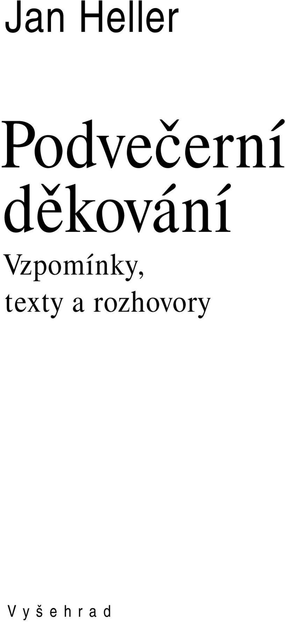 děkování