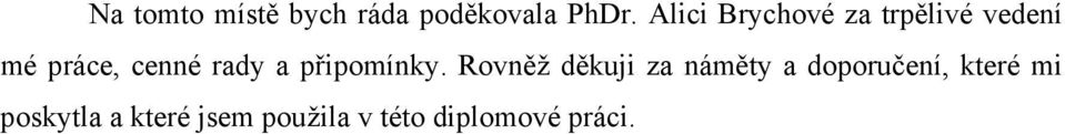 rady a připomínky.