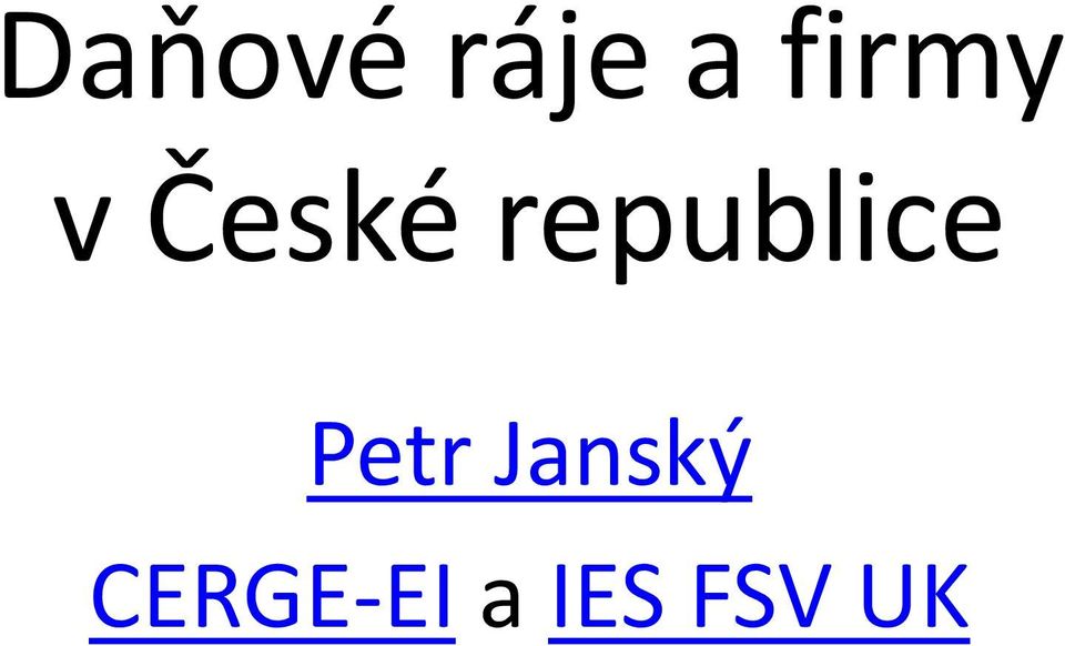 republice Petr