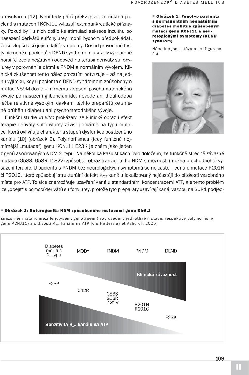 Dosud provedené testy nicméně u pacientů s DEND syndromem ukázaly významně horší (či zcela negativní) odpověď na terapii deriváty sulfonylurey v porovnání s dětmi s PNDM a normálním vývojem.