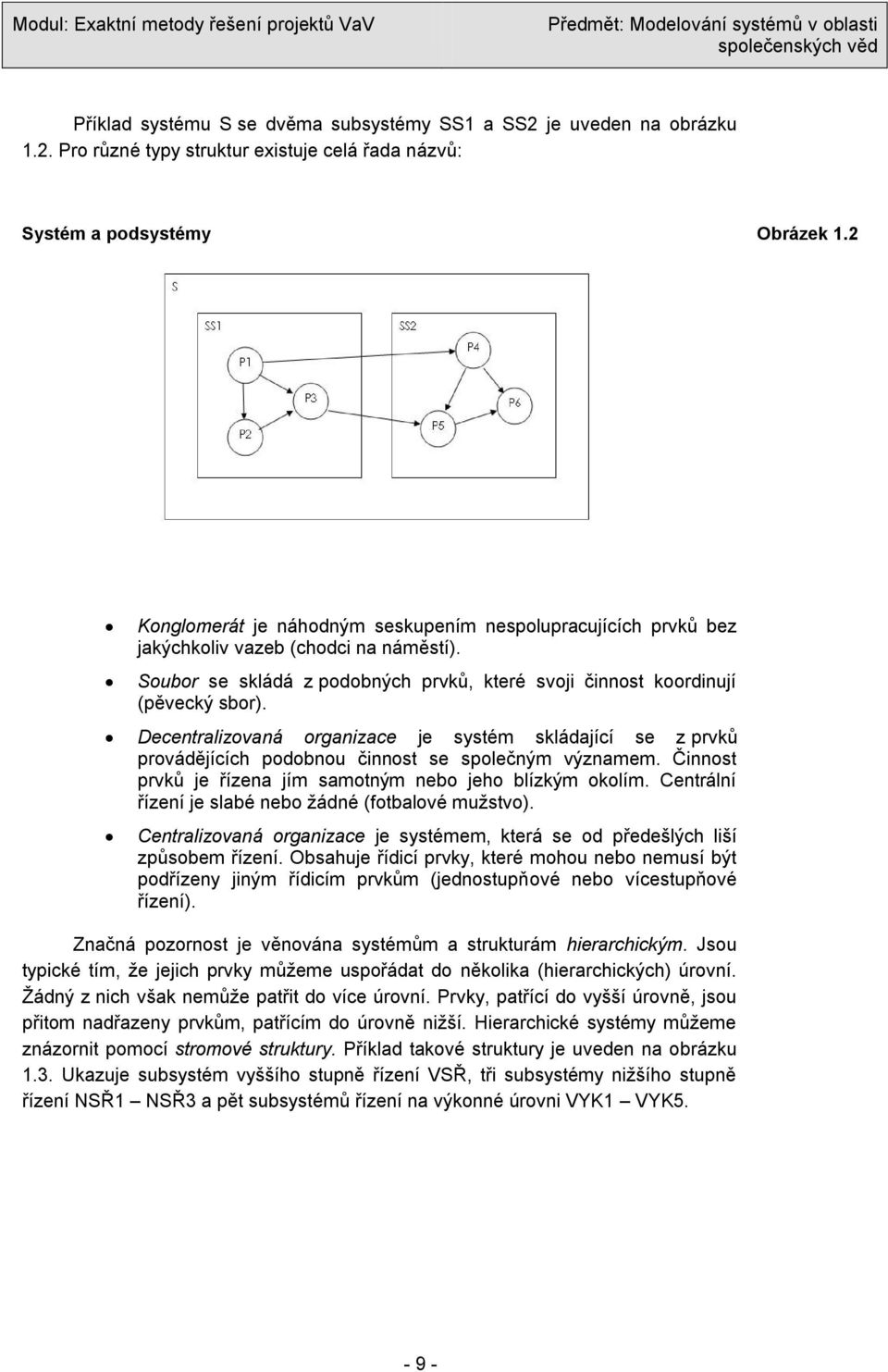 Decentralizovaná organizace je systém skládající se z prvků provádějících podobnou činnost se společným významem. Činnost prvků je řízena jím samotným nebo jeho blízkým okolím.