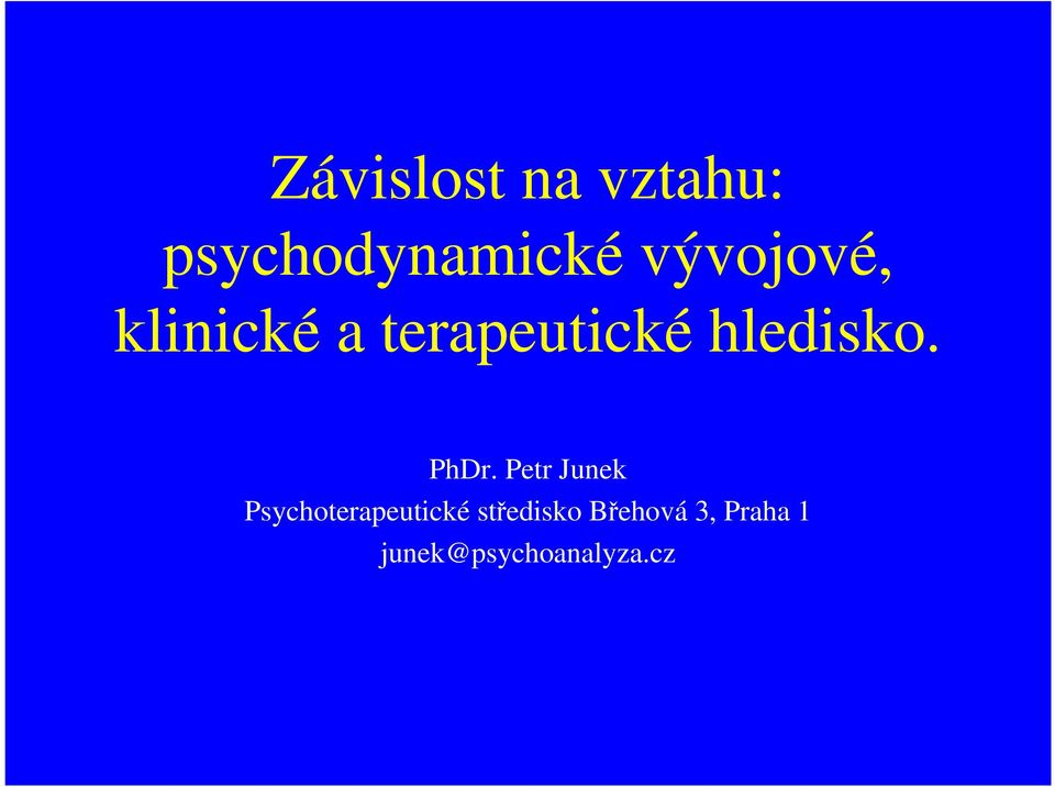 hledisko. PhDr.