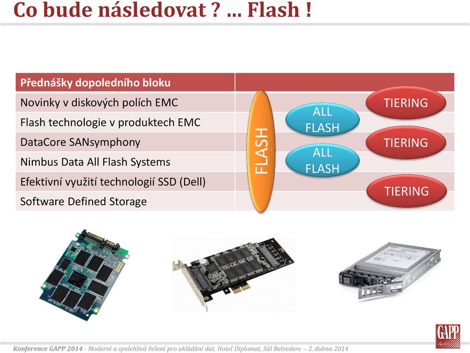 technologie v produktech EMC DataCore SANsymphony Nimbus Data All Flash