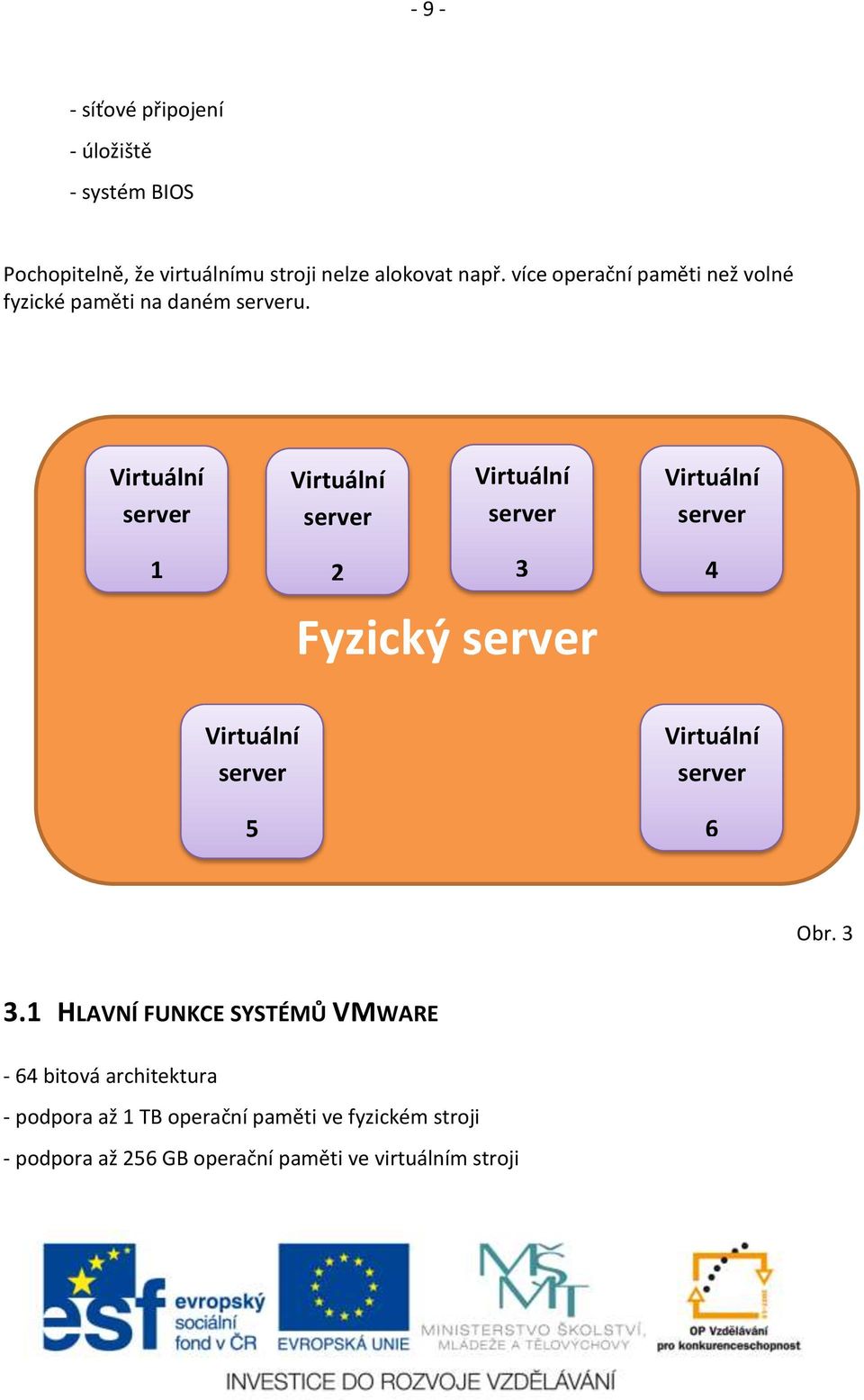 Virtuální server Virtuální server Virtuální server Virtuální server 1 2 Fyzický server 3 4 Virtuální server 5