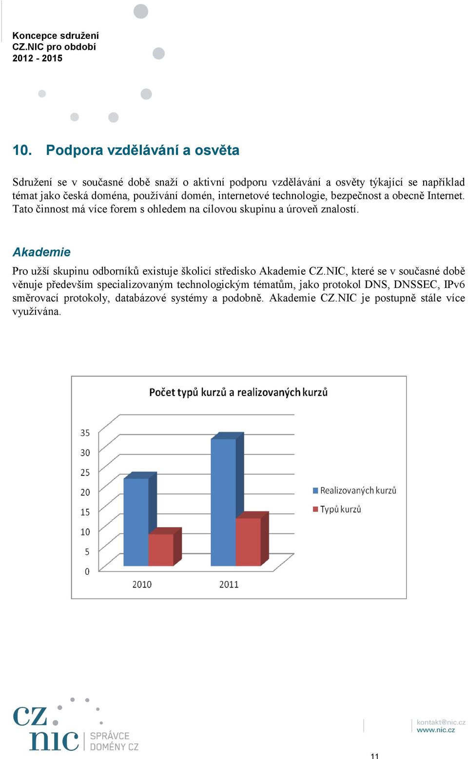 Tato činnost má více forem s ohledem na cílovou skupinu a úroveň znalostí.