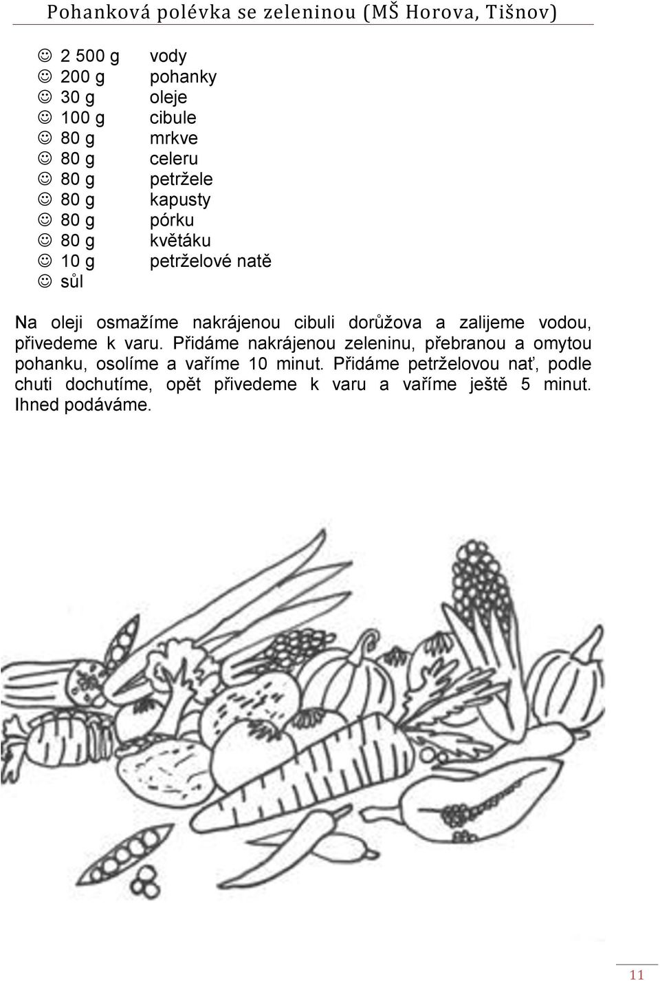 dorůžova a zalijeme vodou, přivedeme k varu.