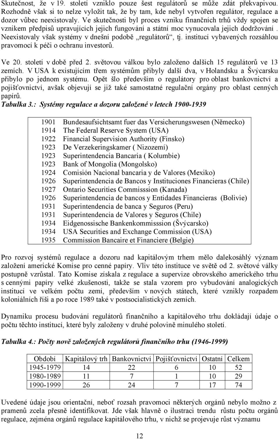 Ve skutečnosti byl proces vzniku finančních trhů vždy spojen se vznikem předpisů upravujících jejich fungování a státní moc vynucovala jejich dodržování.