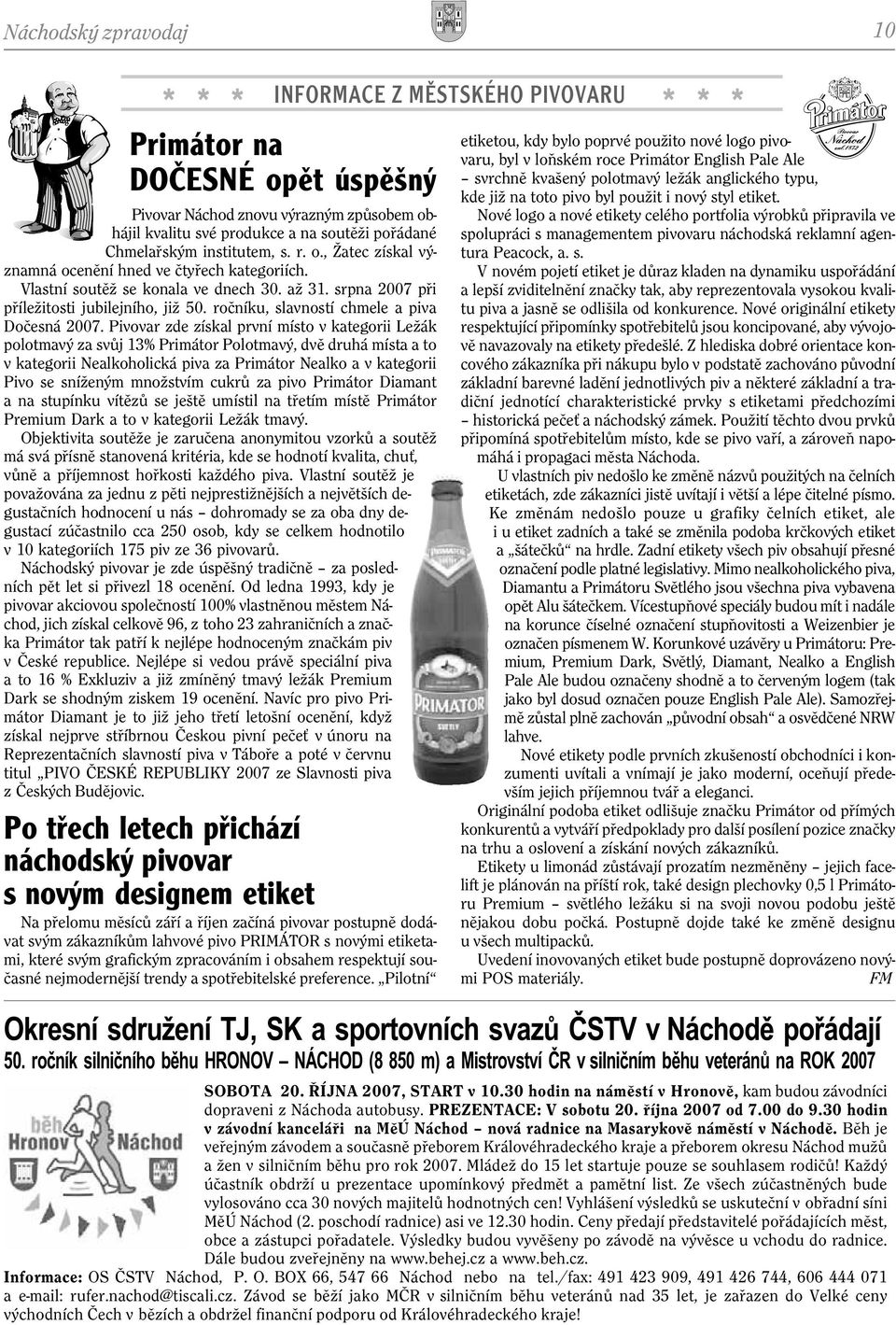 roèníku, slavností chmele a piva Doèesná 2007.