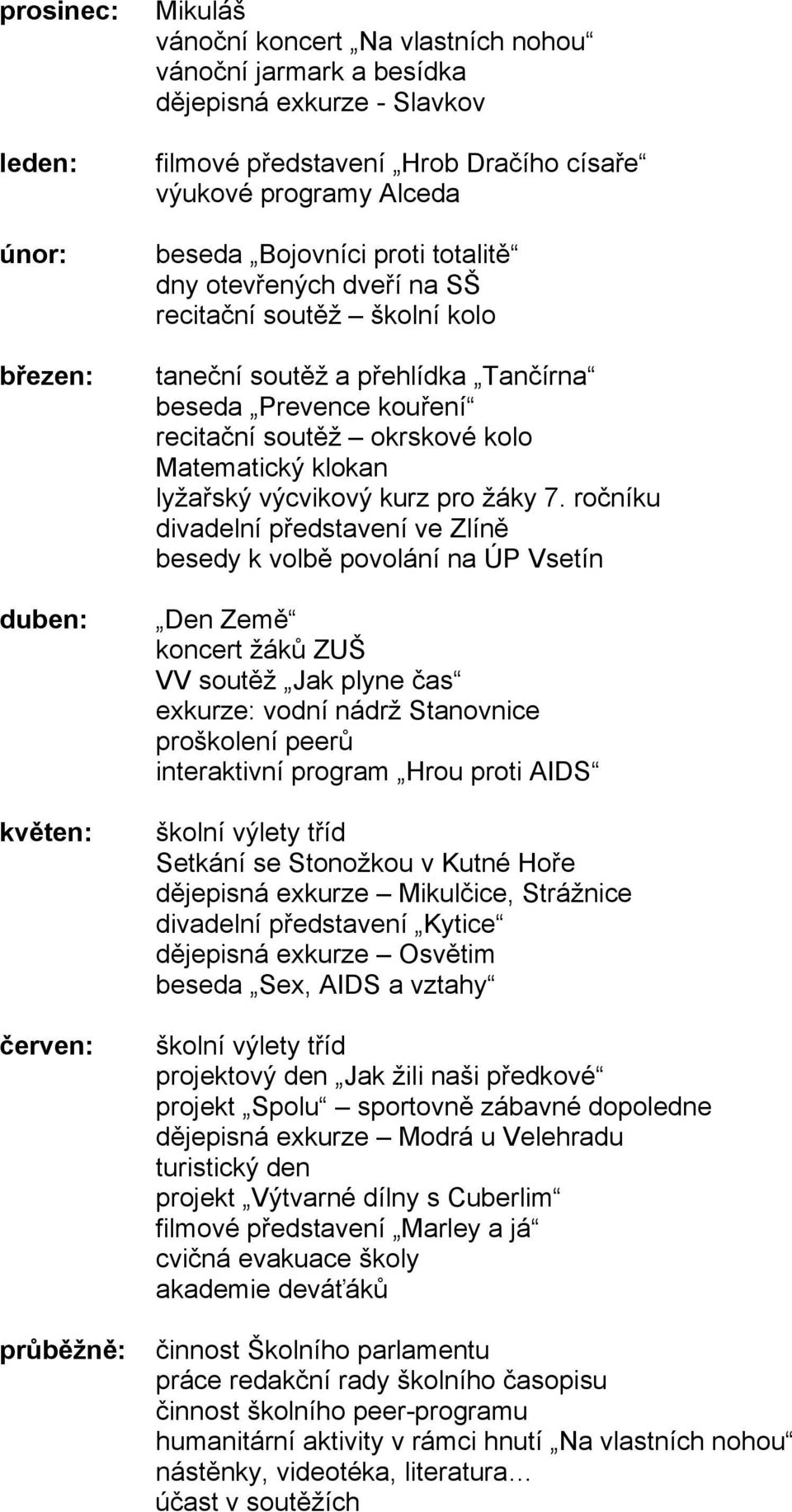 okrskové kolo Matematický klokan lyžařský výcvikový kurz pro žáky 7.