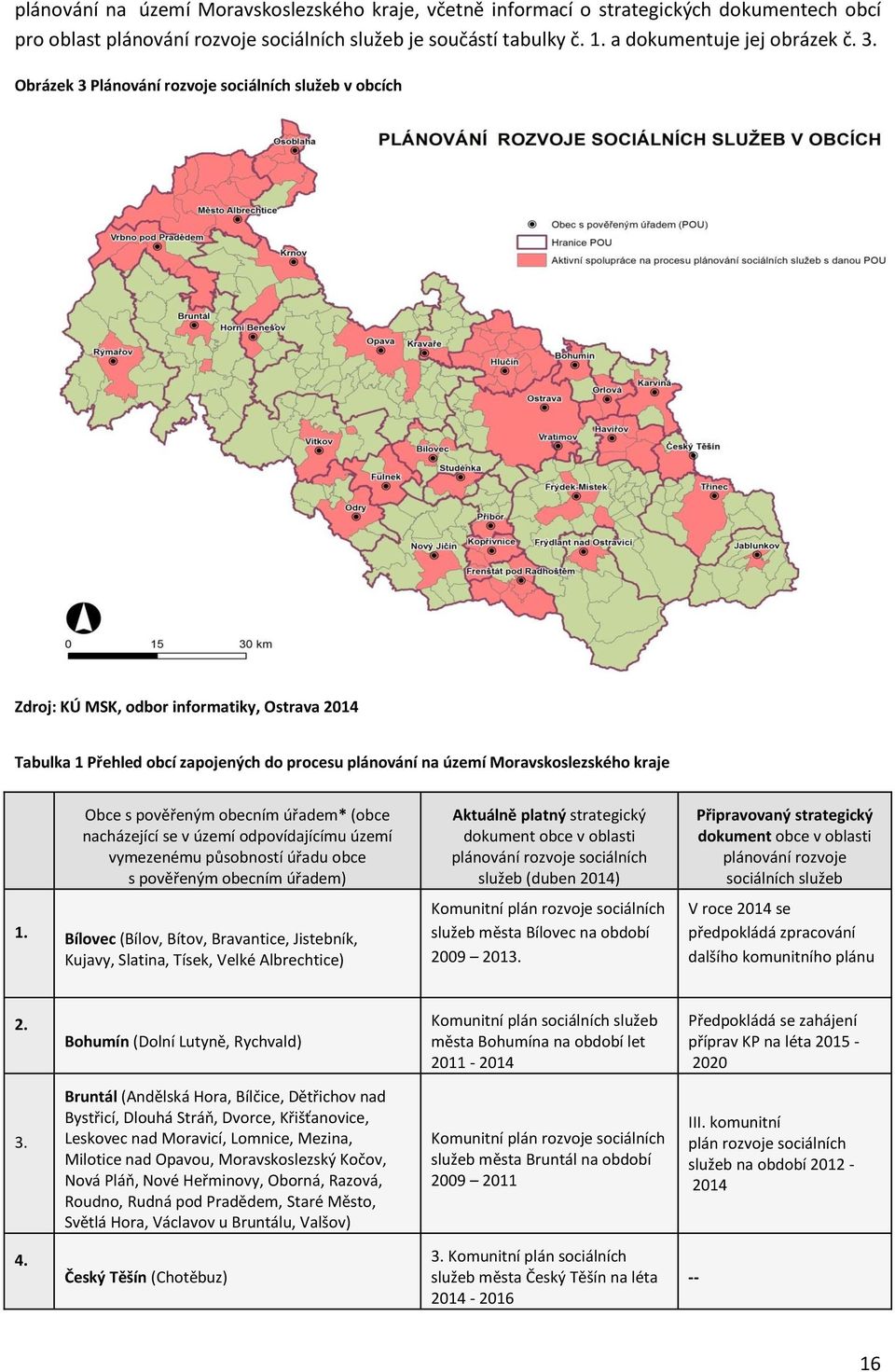 pověřeným obecním úřadem* (obce nacházející se v území odpovídajícímu území vymezenému působností úřadu obce s pověřeným obecním úřadem) 1.