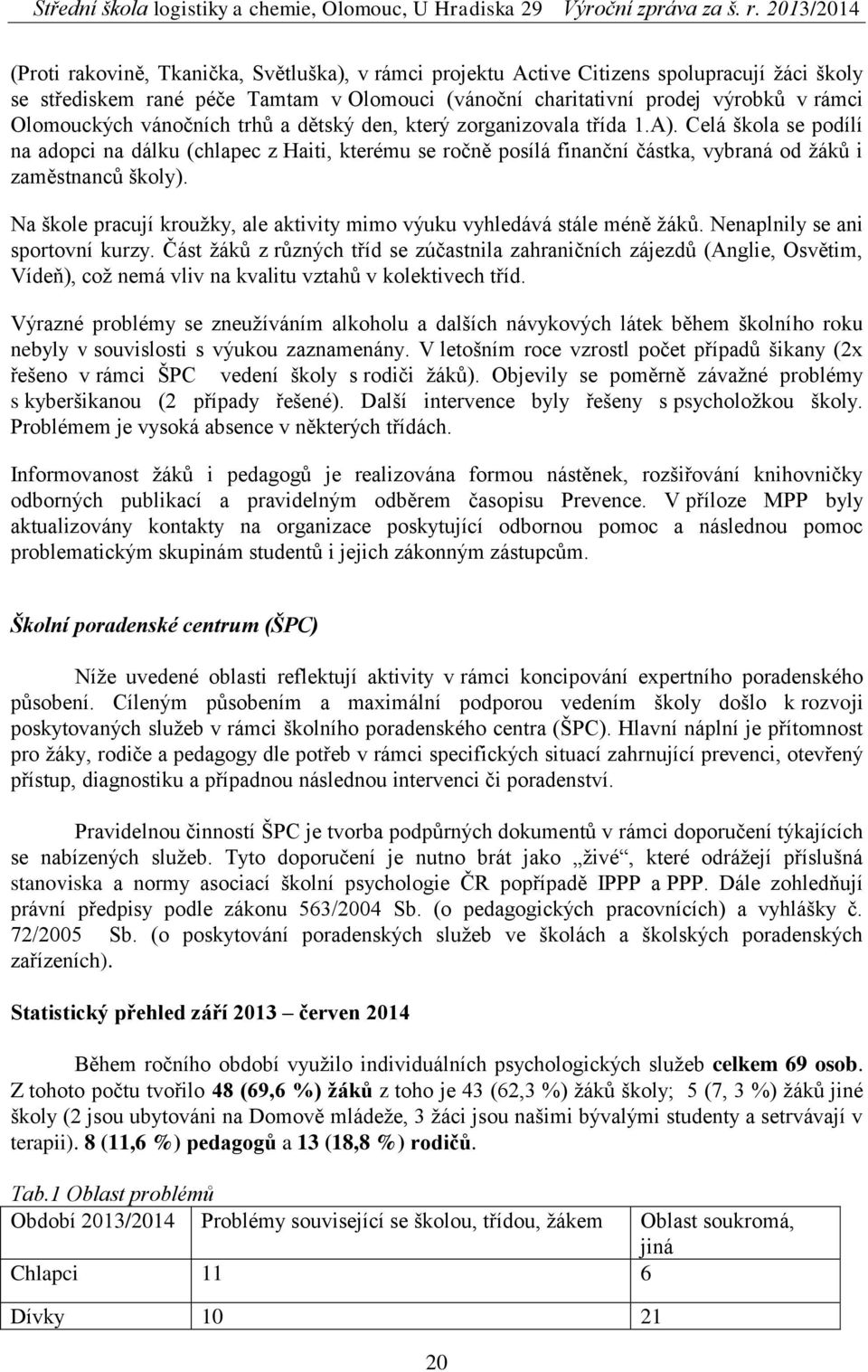 Na škole pracují kroužky, ale aktivity mimo výuku vyhledává stále méně žáků. Nenaplnily se ani sportovní kurzy.