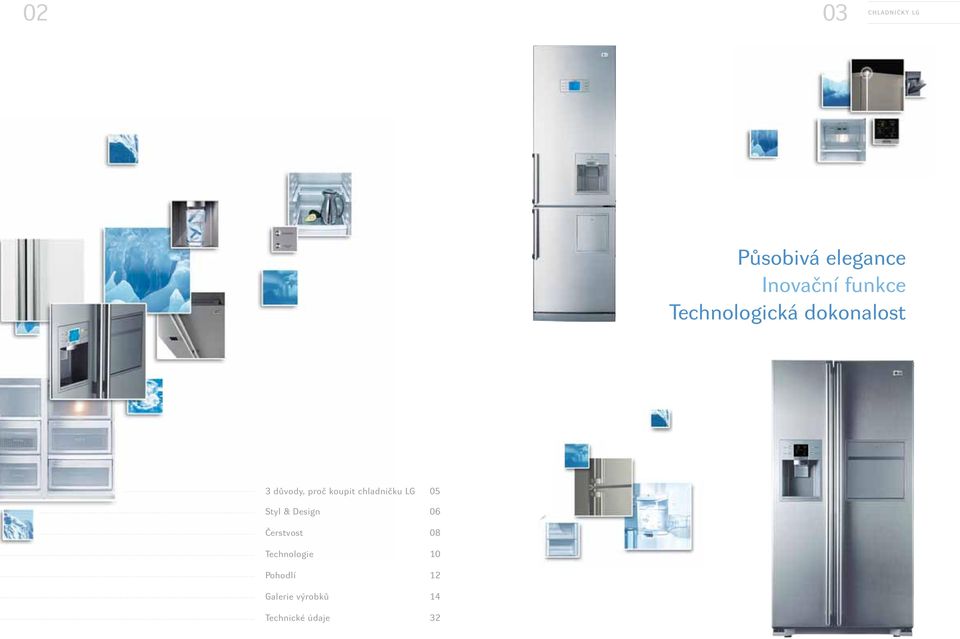 koupit chladničku LG 05 Styl & 06 Čerstvost 08