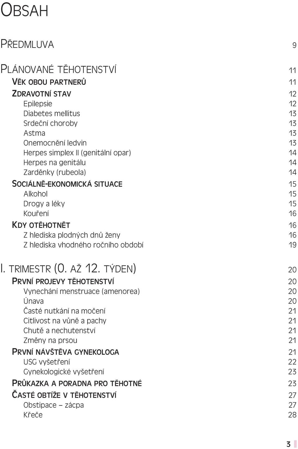 ročního období 19 I. TRIMESTR (0. AŽ 12.