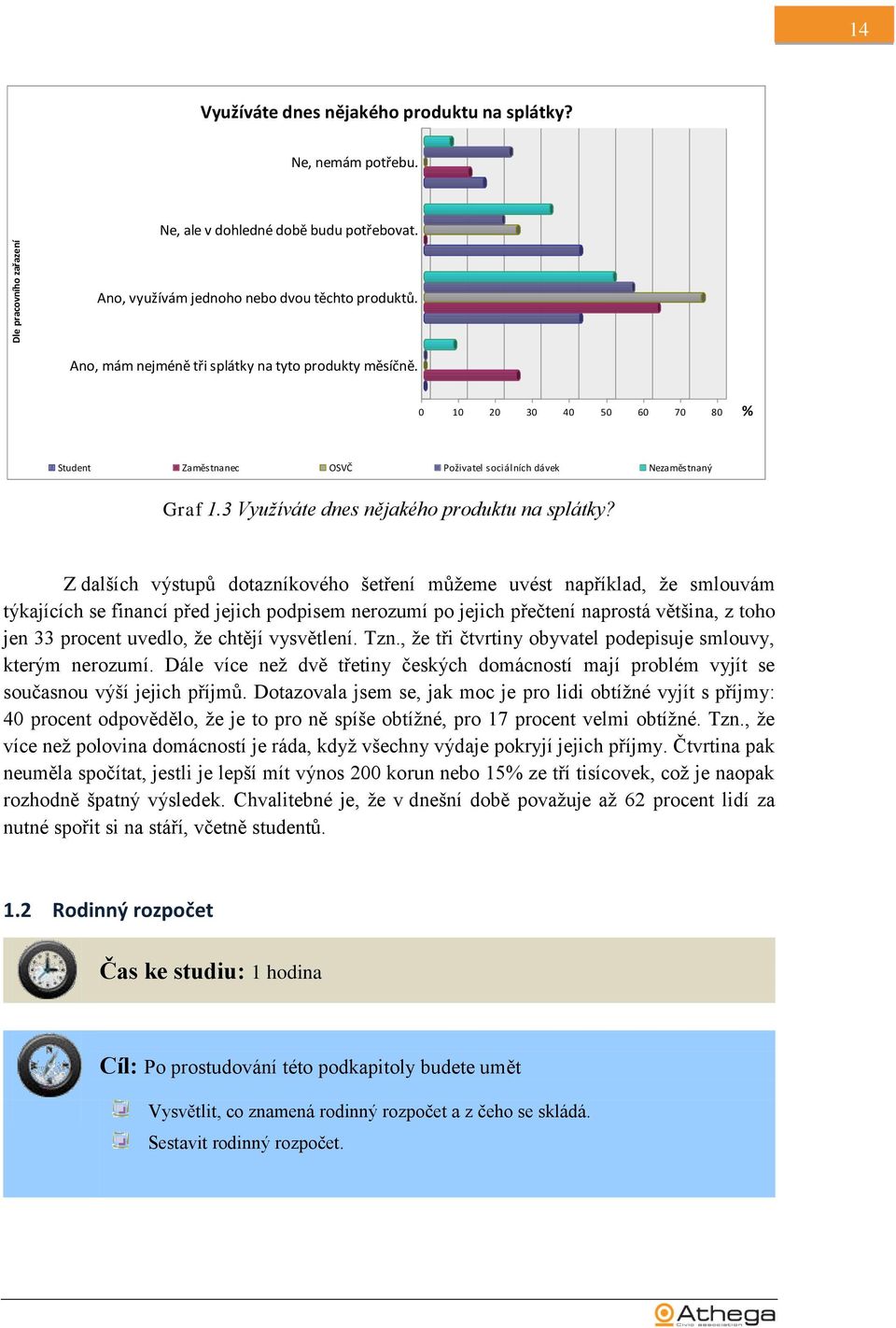 3 Využíváte dnes nějakého produktu na splátky?