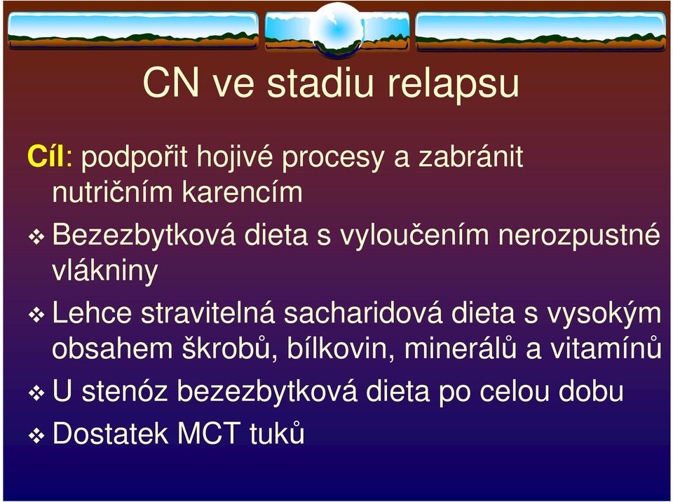 stravitelná sacharidová dieta s vysokým obsahem škrobů, bílkovin,