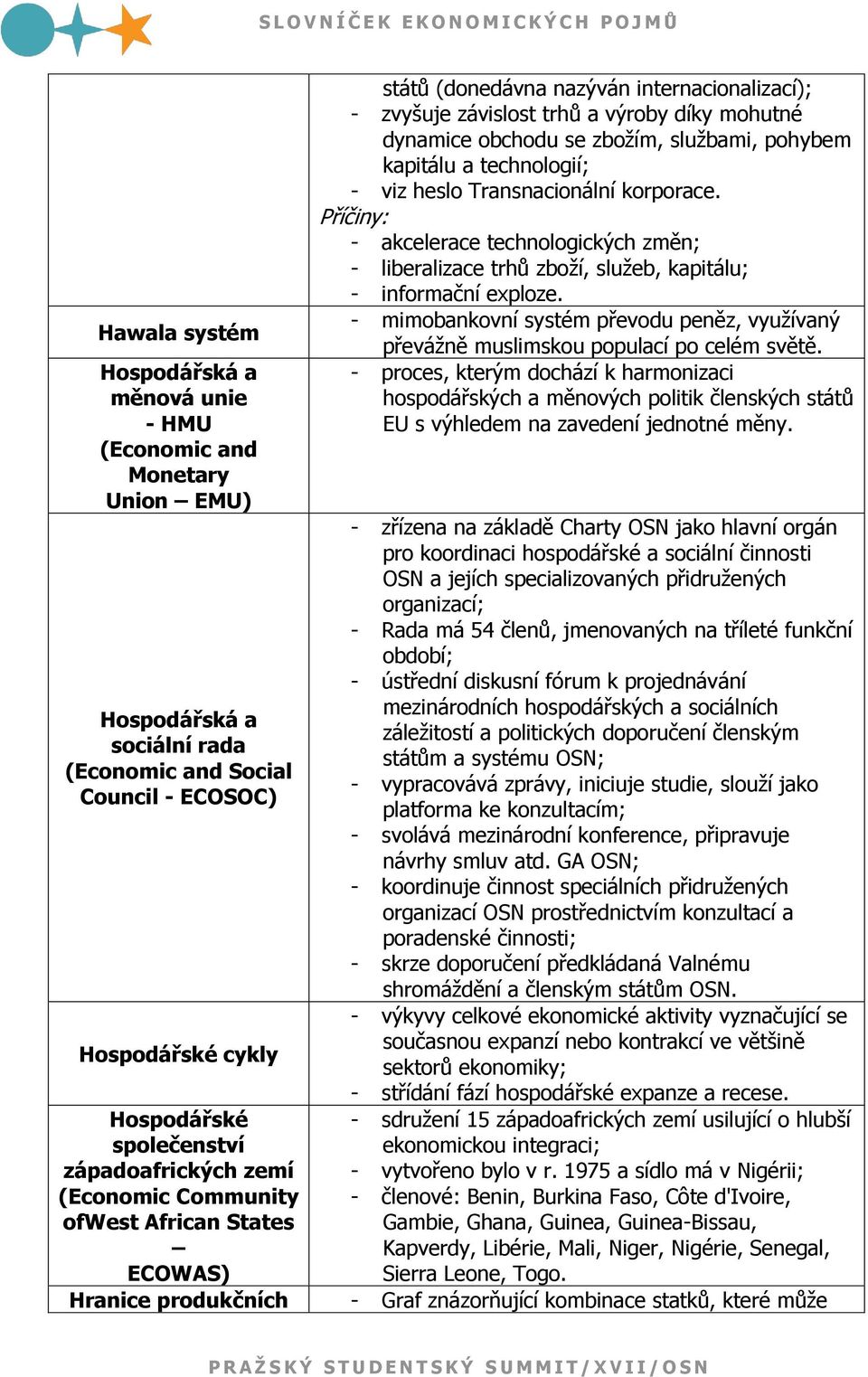 - mimobankovní systém převodu peněz, vyuţívaný převáţně muslimskou populací po celém světě.