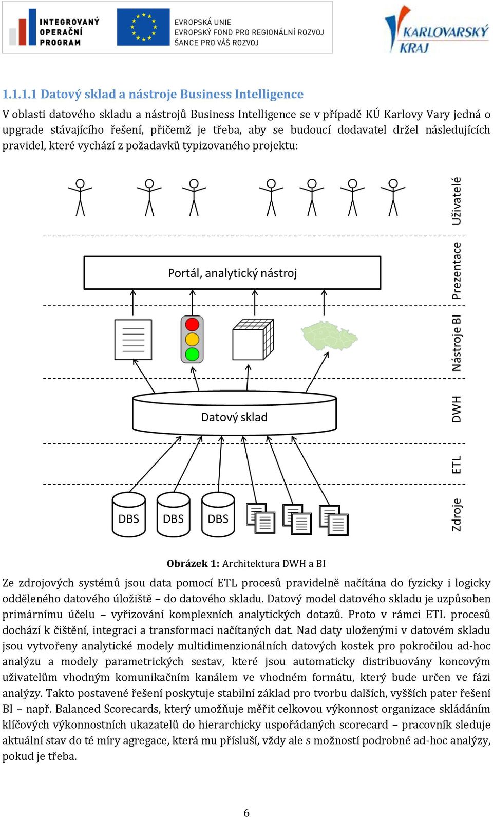 načítána do fyzicky i logicky odděleného datového úložiště do datového skladu. Datový model datového skladu je uzpůsoben primárnímu účelu vyřizování komplexních analytických dotazů.