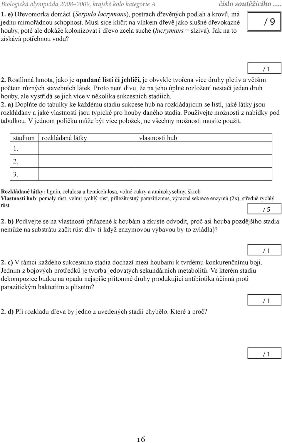 Rostlinná hmota, jako je opadané listí či jehličí, je obvykle tvořena více druhy pletiv a větším počtem různých stavebních látek.