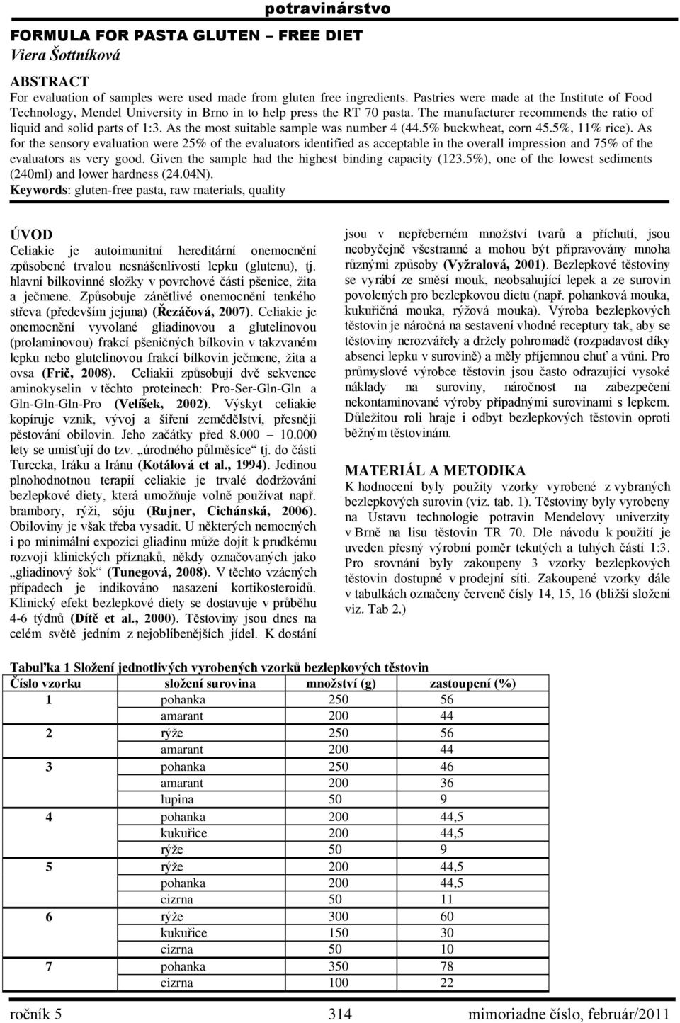 As the most suitable sample was number 4 (44.5% buckwheat, corn 45.5%, 11% rice).