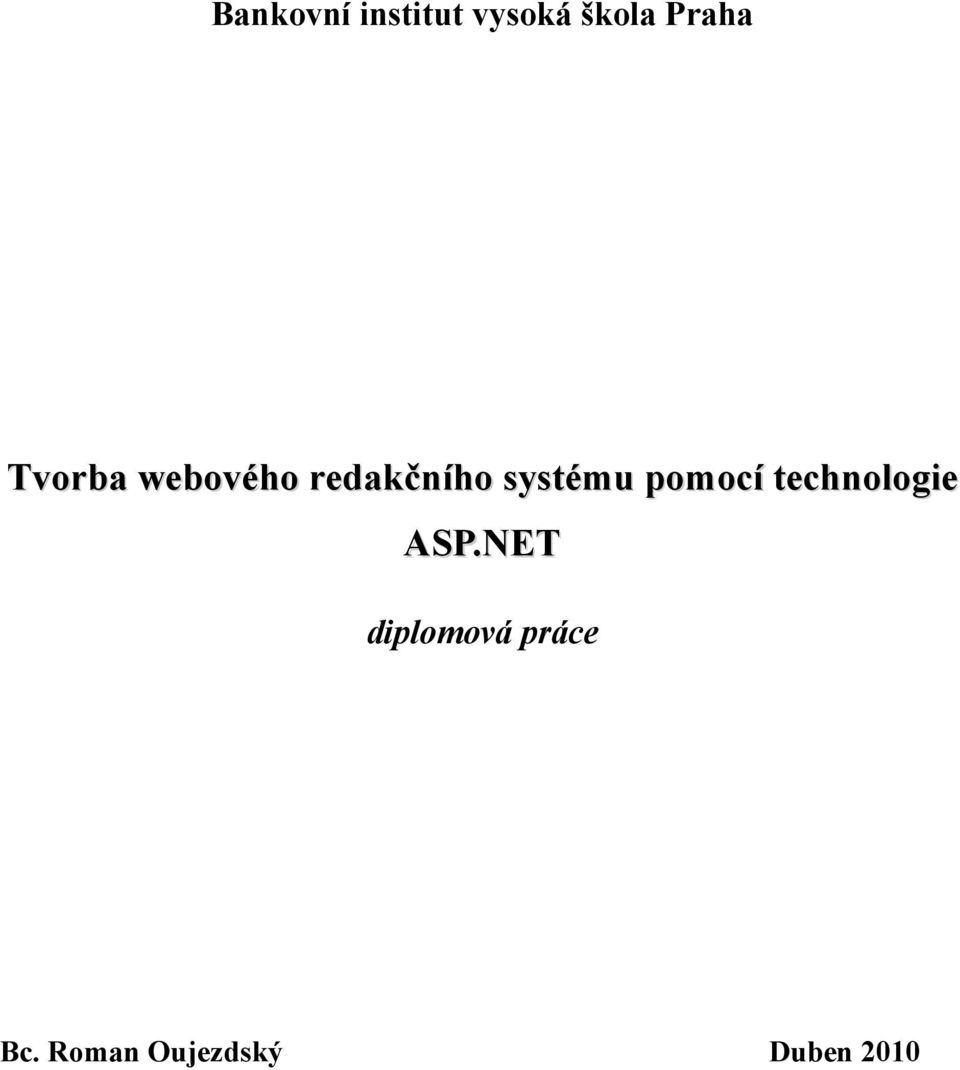 pomocí technologie ASP.