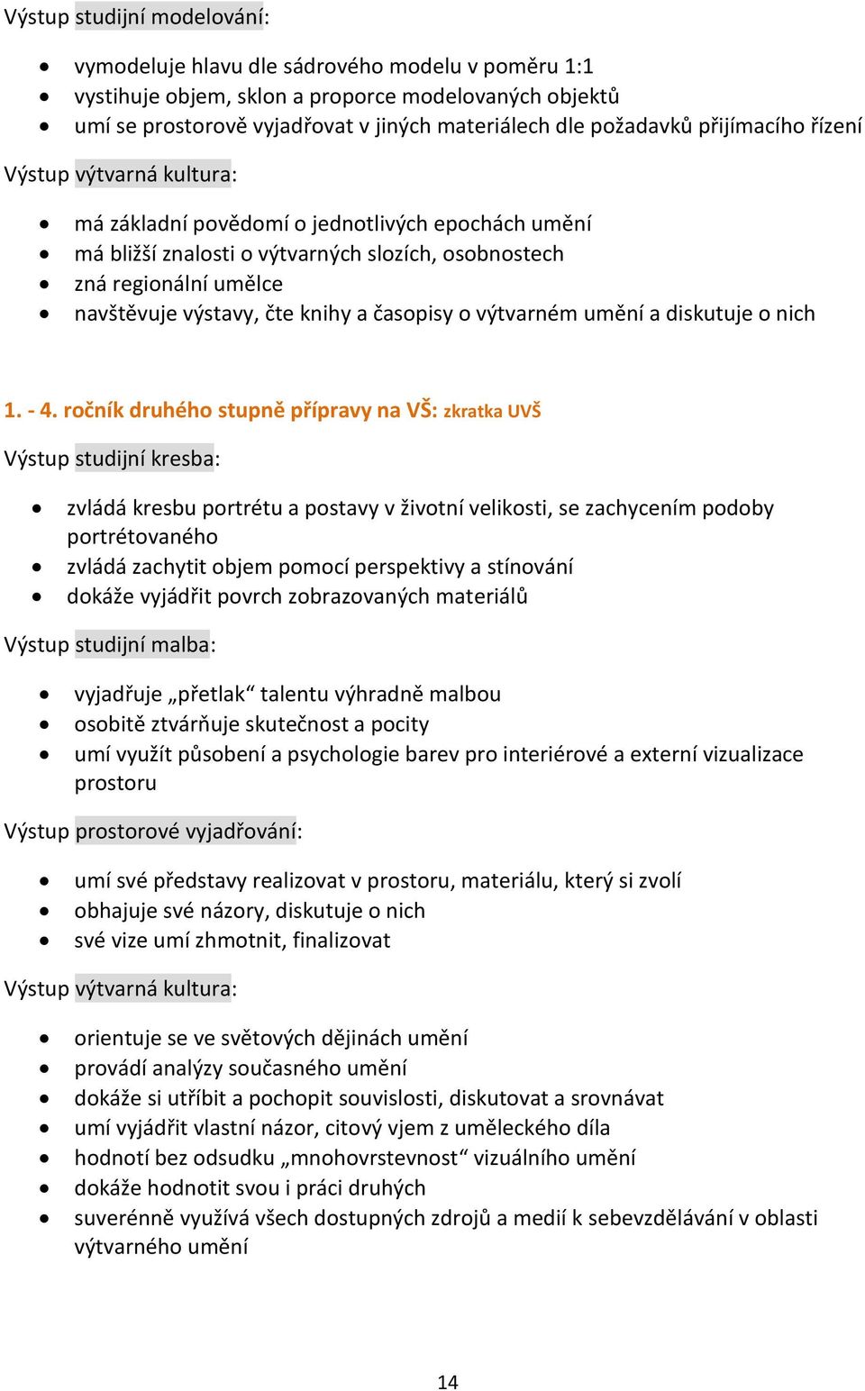 a časopisy o výtvarném umění a diskutuje o nich 1. - 4.