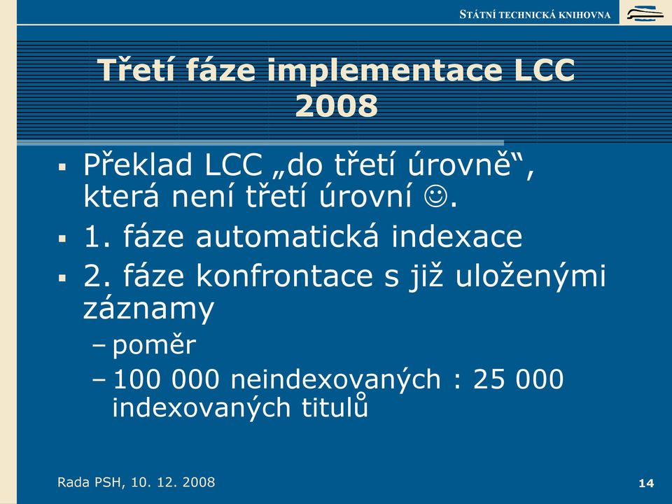 fáze automatická indexace 2.