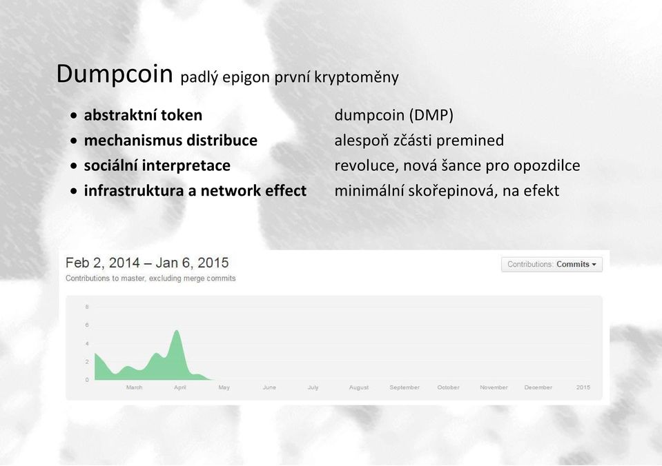 a network effect dumpcoin (DMP) alespoň zčásti premined