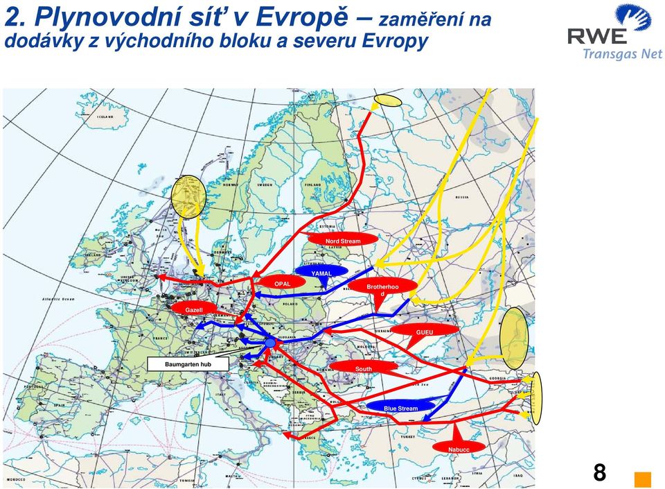 Nord Stream OPAL YAMAL Brotherhoo d Gazell e