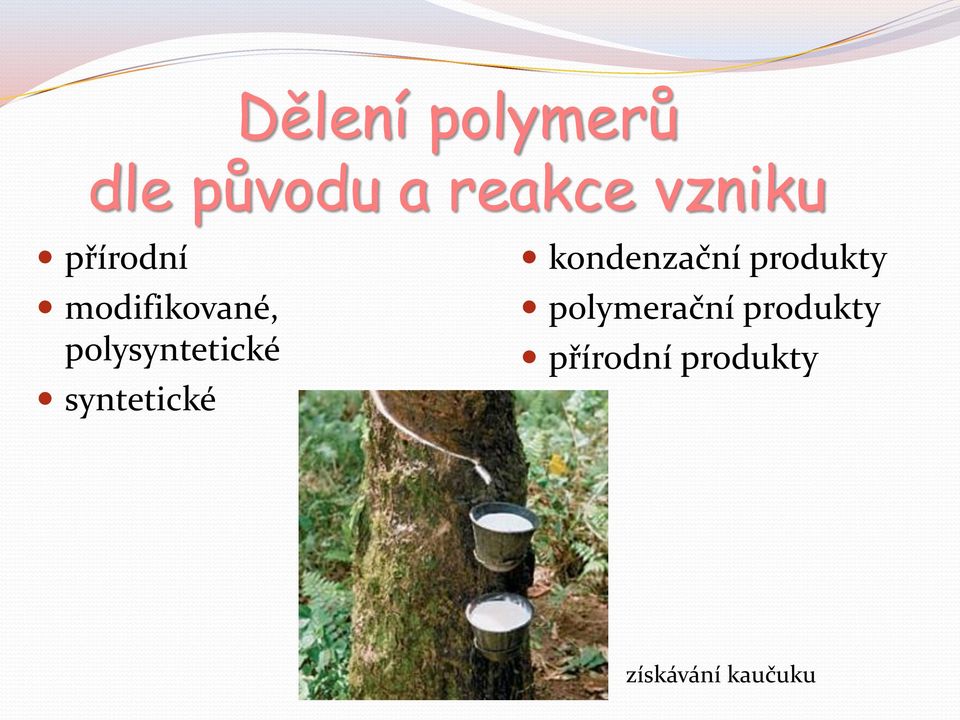 syntetické kondenzační produkty