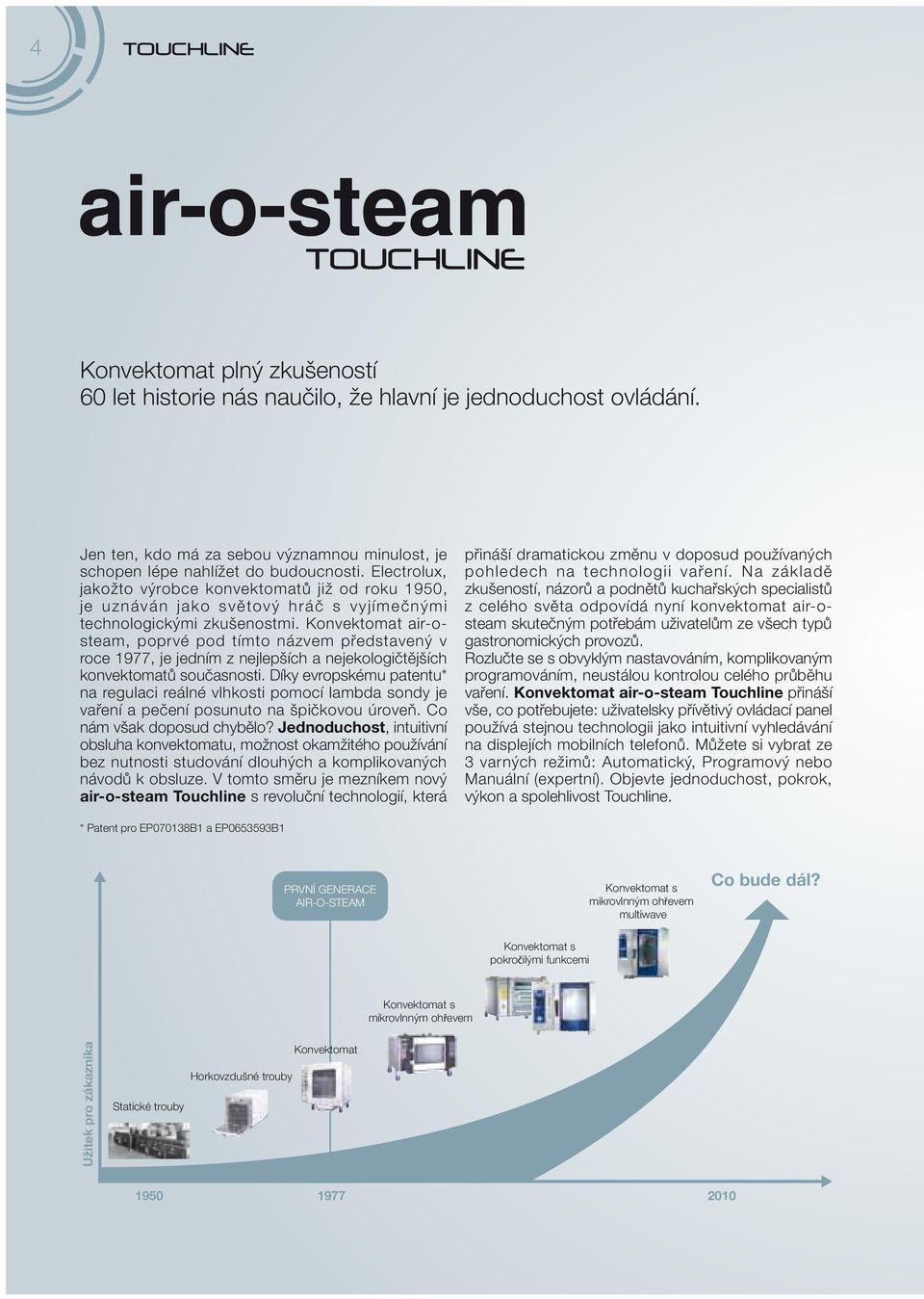 Konvektomat air-osteam, poprvé pod tímto názvem představený v roce 1977, je jedním z nejlepších a nejekologičtějších konvektomatů současnosti.