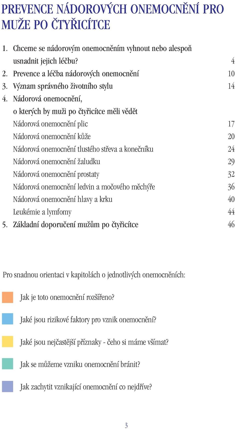 Nádorová onemocnění, o kterých by muži po čtyřicítce měli vědět Nádorová onemocnění plic Nádorová onemocnění kůže Nádorová onemocnění tlustého střeva a konečníku Nádorová onemocnění žaludku Nádorová