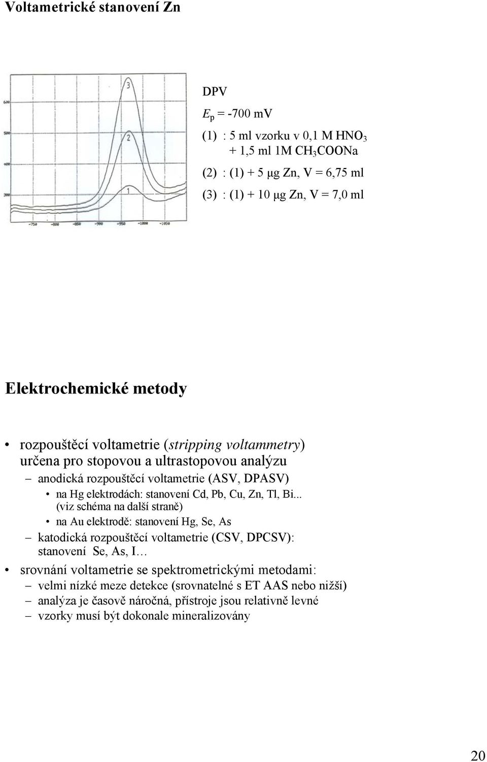 Cu, Zn, Tl, Bi.