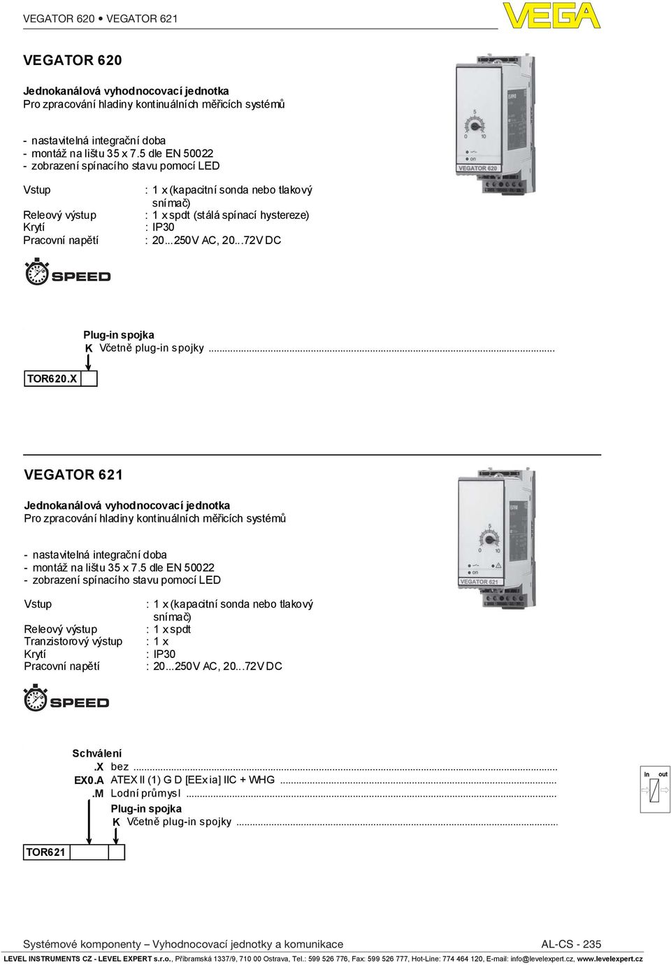 ..72V DC Plug- spojka K Včetně plug- spojky... TOR620.