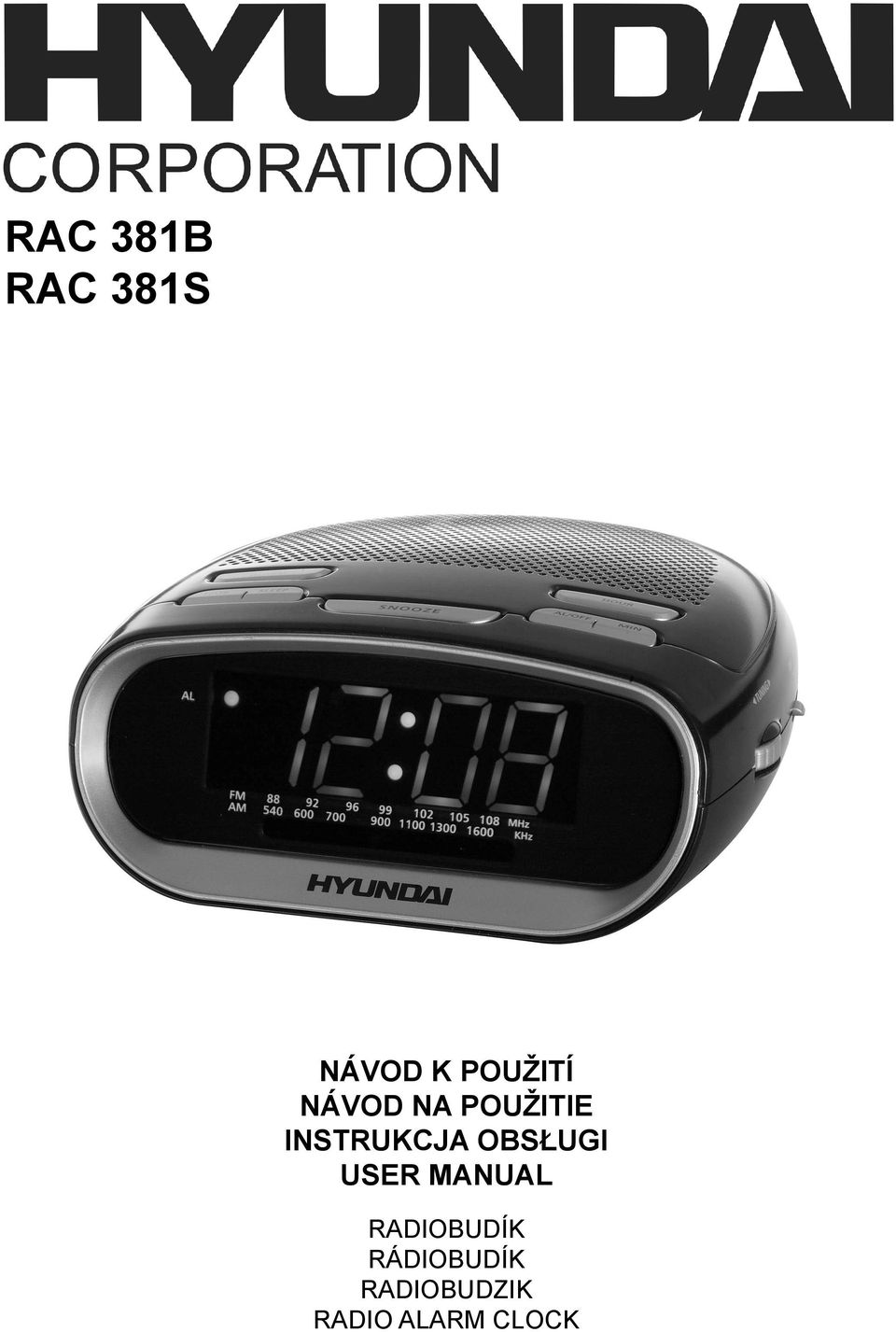 OBSŁUGI USER MANUAL RADIOBUDÍK