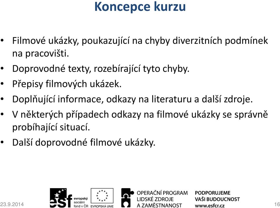 Doplňující informace, odkazy na literaturu a další zdroje.