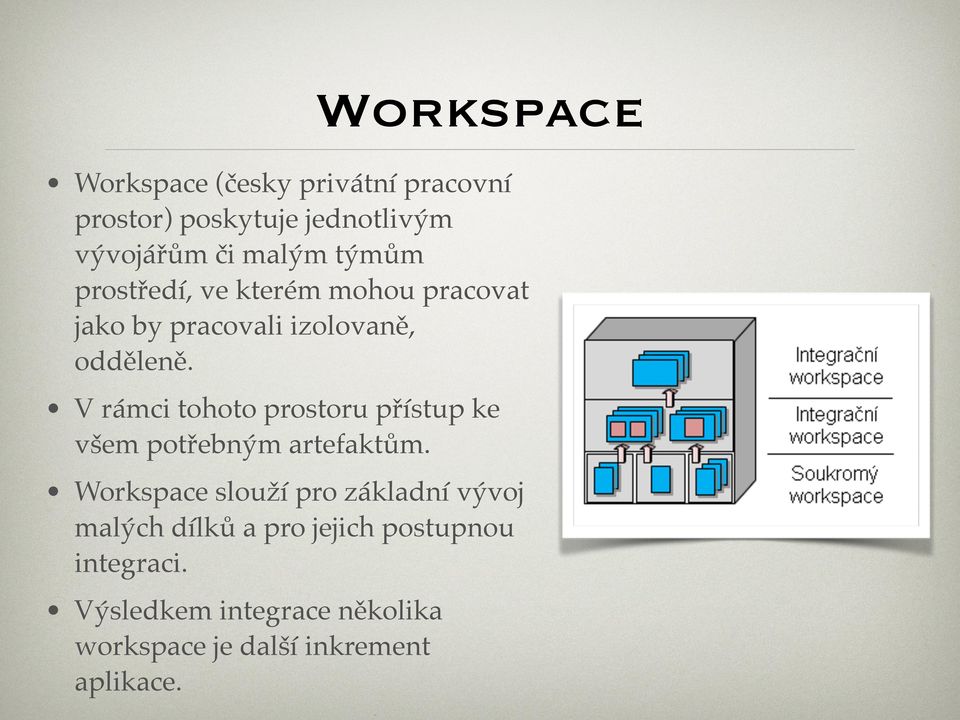 V rámci tohoto prostoru přístup ke všem potřebným artefaktům.