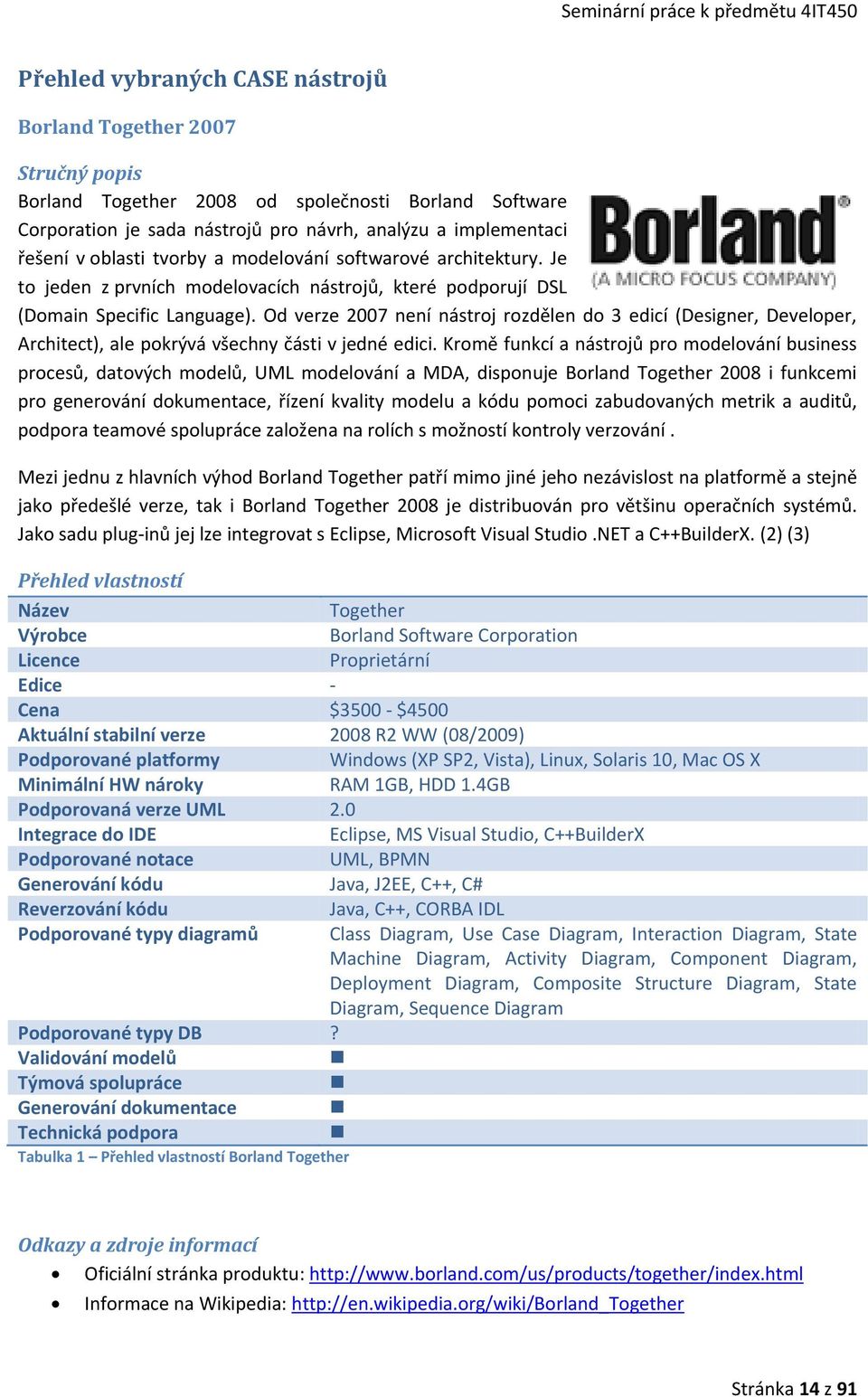 Od verze 2007 není nástroj rozdělen do 3 edicí (Designer, Developer, Architect), ale pokrývá všechny části v jedné edici.