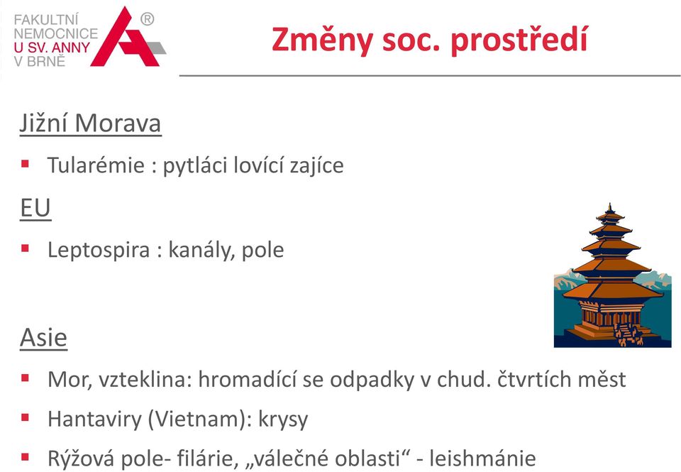 Leptospira : kanály, pole Asie Mor, vzteklina: hromadící se